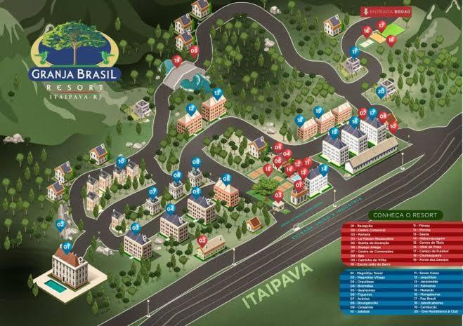 Maravilhoso Flat Em Itaipava Apartment Petrópolis Exterior foto